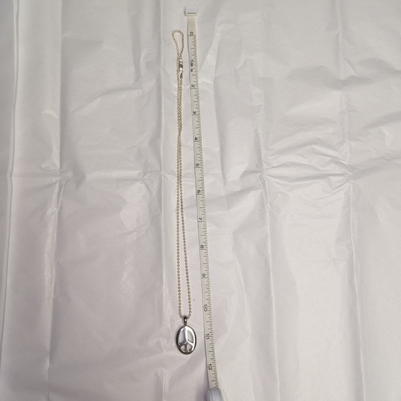 LAGOS Silver Peace Pendant Necklace - Picture 8 of 8